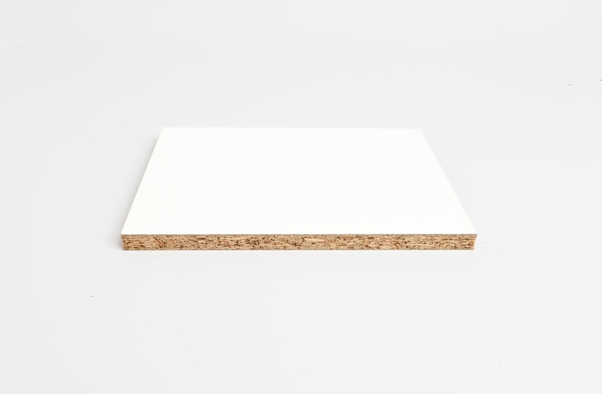 Spån Melamin, Hvid Nubret K101BS